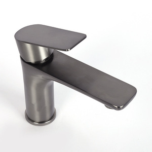 Modern Single <b>Handle</b> Basin Faucet Stainless Steel Deck Mounted Single Hole <b>Tap</b> For Washbasin Sink Countertop - Product Image 3