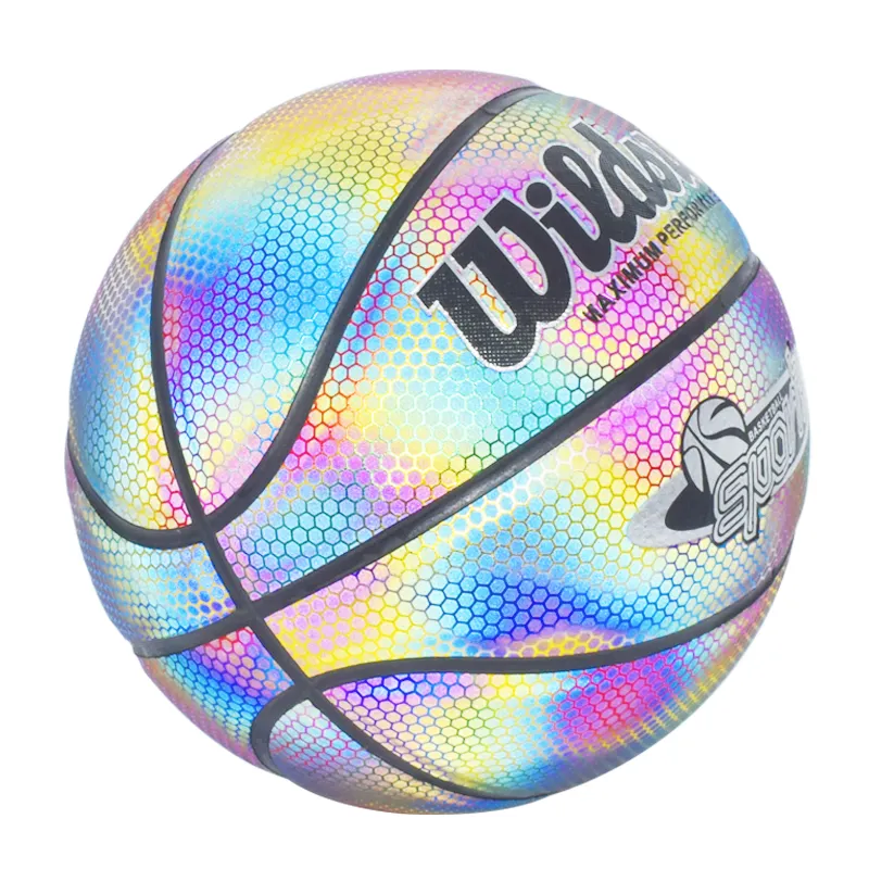 basketball ball size 7 fashion reflective basketball
