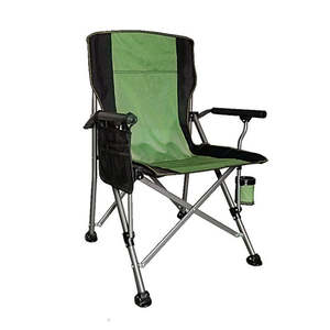 Chaise pliante légère en fer à dossier haut avec logo et couleur personnalisés, portable pour l'école, le camping, la randonnée et la pêche - Product Image 5