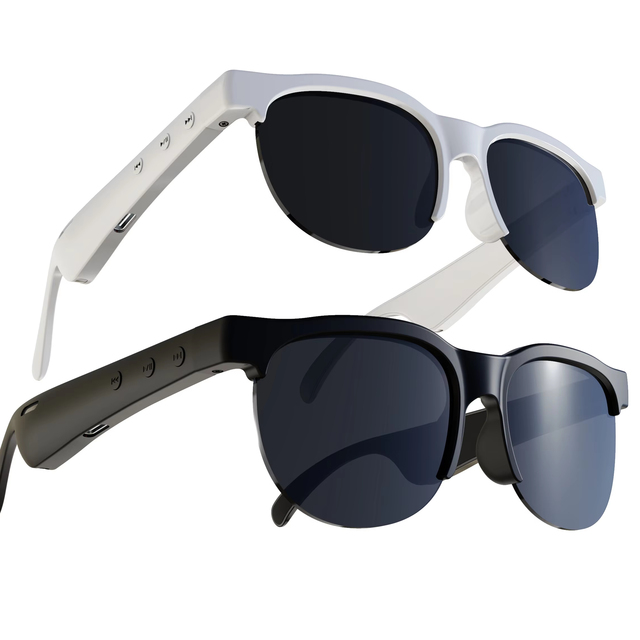 Portable Smart Glasses Audio Sunglasses with Touch Screen Voice Assistant a Wireless Cycling Call Music Sports Glasses