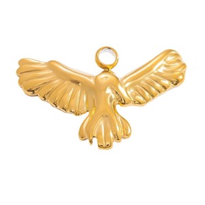 Colgantes de Acero Inoxidable con Forma de Estrella de Mar, Sol, Concha y Pájaro, Accesorios de Joyería DIY, Colgantes de Moda Unisex, Origen Yiwu - Product Image 5