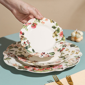 Benutzer definierte 3 Tier Keramik Hochzeit Dessert Obst Snack Cupcake Kuchenst änder für Tea Party Servier platte - Product Image 4