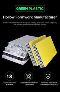 แผงพลาสติก PP และ PVC แบบหล่อขนาด90 + 6นิ้ววัสดุกันไฟและกันน้ำ - Product Image 2