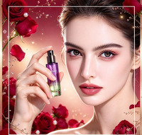 Botol Parfum Kaca Silinder 10ml Berkualitas Tinggi Mewah Berwarna Gradasi dengan Pompa Semprot untuk Aroma Wangi Melembapkan