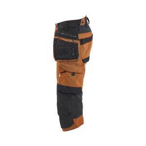 BLAKLADER - 197711494099D116 Pantalones cortos piratas duraderos en Rust/Black elásticos bidireccionales-PANTALONES DE TRABAJO EAN 7330509956441 PANTALONES CORTOS DE TRABAJO - Product Image 4