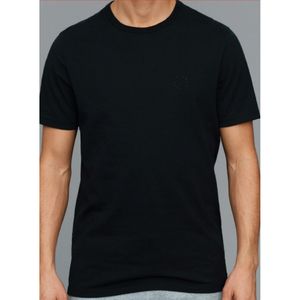 Camiseta para Hombre Mss, Corte Regular, 100% Algodón, Cuello Redondo, Manga Corta, Color Sólido Informal, Tejido de Punto Jersey, Logotipo Frontal - Product Image 3