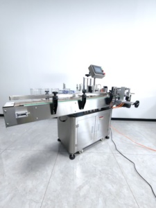 SHENGLONG SL-180 <strong>Automatic</strong> Round Bottle <strong>Labeling</strong> <strong>Machine</strong> Also for Tin and Can <strong>Label</strong> High Speed Tag Placing - Product Image 2