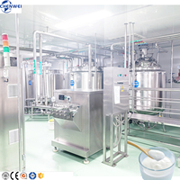 Industriële yoghurtverwerkingslijn, zuivelverwerkingsapparatuur, yoghurtproductielijn