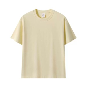 Custom 100% Cotton T Shirt OEM ODM Oversized Unisex Crew Neck Blank Short Sleeve <b>Tee</b> with Logo - Product Image 3