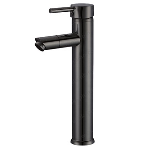 Mélangeur de lavabo chromé, robinets de lavabo, robinet de lavabo Rose or et <span class=keywords><strong>noir</strong></span> mélangeur de lavabo - Product Image 1