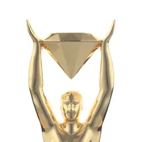 Toptan promosyon özel Metal zanaat kristal kupa kupası Golf futbol futbol K9 spor ödülü akrilik yıldız reçine cam altın Meda