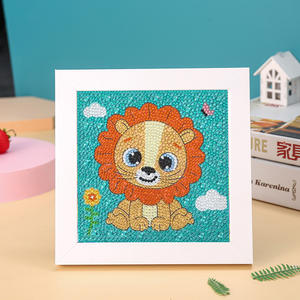 Kit per Pittura Diamante per Principianti, Animali Carini, Kit Arte Diamante 5D Fai-da-Te per Bambini, Arte e Artigianato con Gemme, Kit di Pittura Completa Facile - Product Image 5