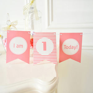 Decoración para Fiesta <span class=keywords><strong>de</strong></span> Primer Cumpleaños <span class=keywords><strong>de</strong></span> Bebés Niños y Niñas <span class=keywords><strong>de</strong></span> Un Año, Pancarta <span class=keywords><strong>de</strong></span> Feliz Cumpleaños, Pancarta <span class=keywords><strong>de</strong></span> Papel para Cumpleaños - Product Image 5