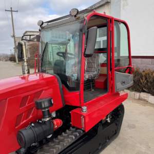 Tracteur à chenilles 70 ch 2RM avec cabine climatisée, moteur de marque réputée, technologie de réduction de consommation de carburant, réservoirs diesel grande capacité, pour usage agricole - Product Image 2