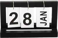 La décoration de la maison de bureau de calendrier en bois est très appropriée pour la cheminée bureau poste de travail porche table salon ta