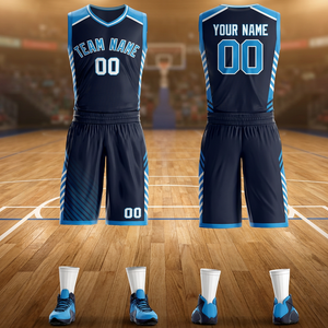 Ensemble d'uniformes de basket-ball personnalisés, maillot sans manches et short pour hommes, vêtements de sport d'équipe, vêtements de sport à séchage rapide imprimés par sublimation - Product Image 4