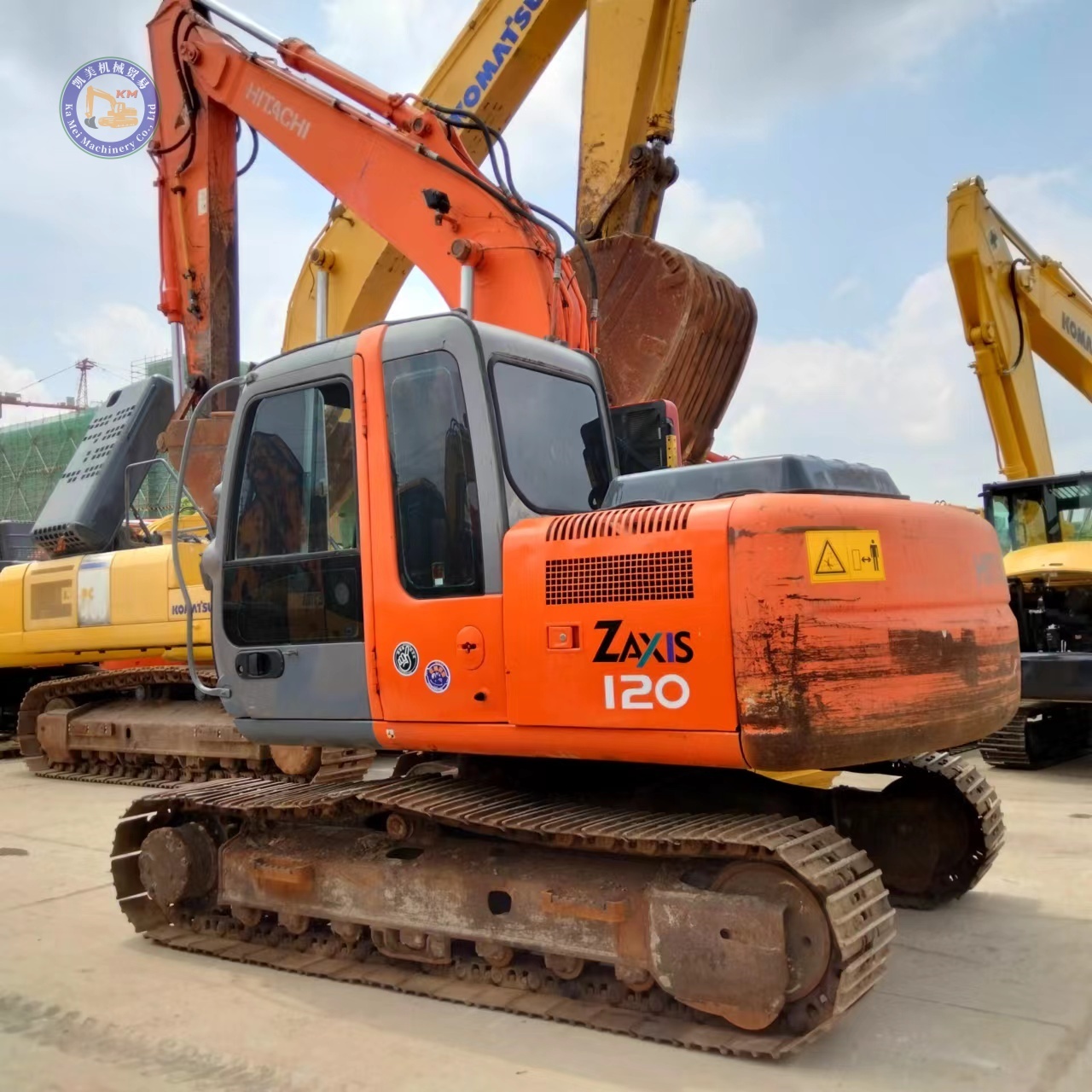 Second-hand Hitachi ZX 120 Used 12TON Excavator Japan a Popular