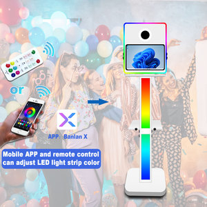 Multifarious Led Light Photobooth With 15.6 Inch Touch Screen Camera and Printer Foto Box Selfie Dslr <strong>Photo</strong> Booth Machine - Product Image 2
