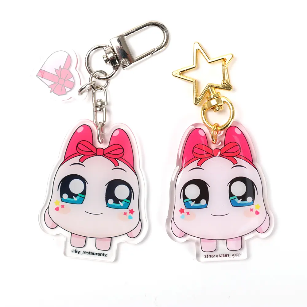 Custom Printing Eco-Friendly Acrylic Keychain Supplier Plastic Anime Acrylic keyring