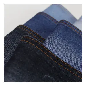 Nouveau tissu de denim de trame de polyester 600d sans denim cvc régulier flammé