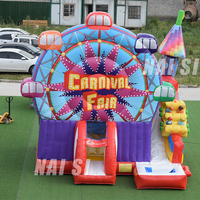 PVC commercial personnaliser musique DJ Disco fête dôme gonflable saut rebond maison gonflable videur château tente pour la fête