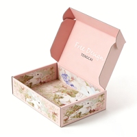 Boîtes cadeaux en carton ondulé OEM, boîtes pliantes écologiques personnalisées pour envoi postal