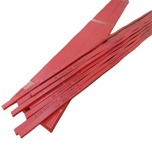 Lames de coupe en forme de serpent, rouges, 1380x10x4.5mm, en plastique, pour pièces de machines d'impression - Product Image 1