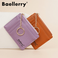 Nouveau Porte-Cartes Femme Style Tendance Multi-cartes Porte-Monnaie Fin Porte-clés Petit Portefeuille pour Femmes