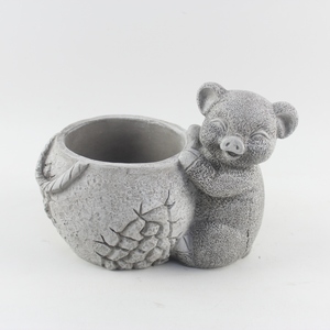 Sommer-Deko Wichtel Klassisches Design Umweltfreundlicher Zement-Blumentopf Mini Innen- und Außendekoration Vase - Product Image 6