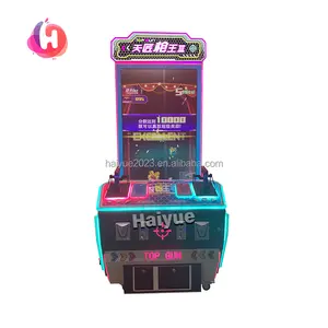 Fabrika toptan üst atıcılık Arcade oyunları atış makinesi beceri atıcı simülatörü makinesi satılık