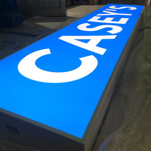 Cửa hàng ngoài trời phía trước hai mặt chiếu hộp đèn tủ LED lightbox cửa hàng chiếu sáng dấu hiệu - Product Image 3