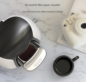Machine à café expresso électrique avec <span class=keywords><strong>filtre</strong></span> amovible, mini cafetière à <span class=keywords><strong>filtre</strong></span> automatique portable avec tasse à café pour un usage domestique - Product Image 2