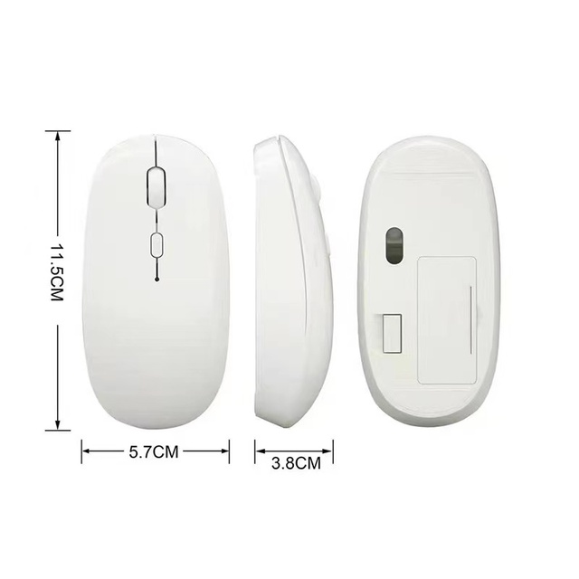Factory Wholesale Ultra-thin Ergonomic 2.4G Dry Battery Wireless Mouse Battery Mini Usb Optical Wireless Mouse for Laptop