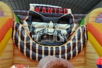 Château gonflable commercial Western Cowboy Saloon pour enfants