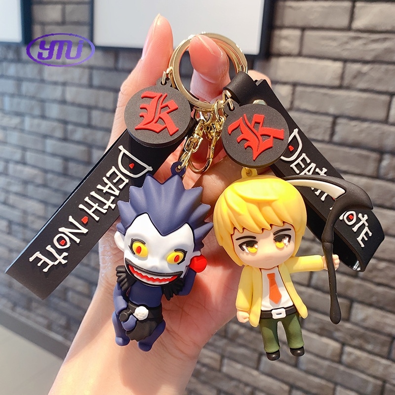 3D Anime L Ryuuku Ryuk Lanyard Rings Acrylic Trinket Props Bag