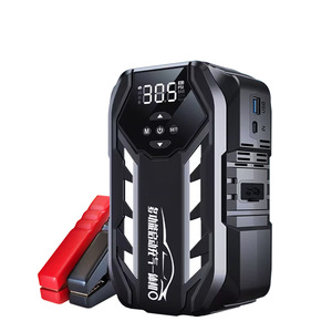 Démarreur de voiture et compresseur d'air 12V portable, gonfleur de pneus, booster de batterie d'urgence avec lumière LED et chargement USB - Product Image 5