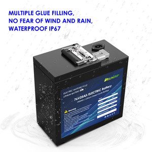 แบตเตอรี่72V25Ah สำหรับมอเตอร์ไซค์แบตเตอรี่ลิเธียมไอออน50Ah 30Ah 20Ah 48V 60V 76.8V แบตเตอรี่ลิเธียมไอออนแบตเตอรี่ DL-LFP-EM7225 25ah 72V - Product Image 1
