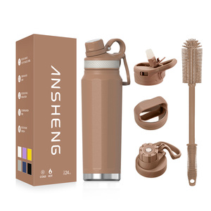 <span class=keywords><strong>2025</strong></span> bán chạy nhất tùy chỉnh nhiệt rò rỉ bằng chứng nước bằng thép không gỉ chai có nắp đậy - Product Image 1