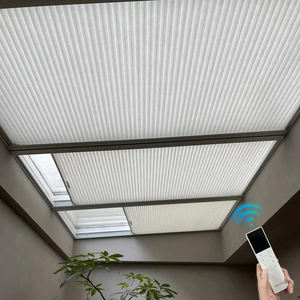 Stores alvéolaires motorisés isolants thermiquement <span class=keywords><strong>pour</strong></span> fenêtres de toit, sur mesure, modernes, <span class=keywords><strong>pour</strong></span> vente en gros - Product Image 1