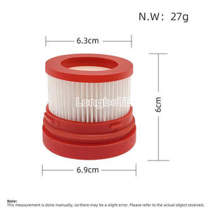 Eficiencia de filtro vertical Circular apto para <span class=keywords><strong>Xiaomi</strong></span> <span class=keywords><strong>Dreame</strong></span> V8 <span class=keywords><strong>V9</strong></span> polvo Hepa filtro aspiradora repuestos Accesorios - Product Image 6
