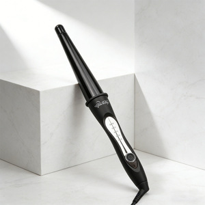 Rizador de Pelo Cónico de Cerámica de 19mm, 25mm, 32mm para Ondas Naturales y Rizos de Playa, Estilizado Profesional, Calor Ajustable, Anti-Quemaduras - Product Image 2