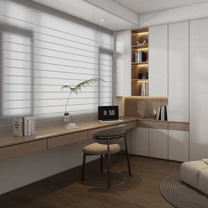 Scrivania Durevole ed Ecologica con Libreria Multifunzionale per Soggiorno e <span class=keywords><strong>Studio</strong></span>, Direttamente dalla Fabbrica - Product Image 4