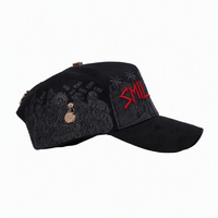 Casquettes de baseball brodées personnalisées de qualité supérieure Barbas Hats Rich or Dead, Gorras Beard G5 avec doublure en satin