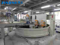Ligne de production de pierre de quartz en marbre artificiel Sinone, mélangeur annulaire, machine à mélangeur annulaire pour dalle multicolore