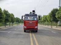 Grue embarquée FAW Jiefang 10 tonnes à 5 sections avec vérin hydraulique Zoomlion - Hauteur de levage 19,5 m, économe en carburant, durable, premier choix