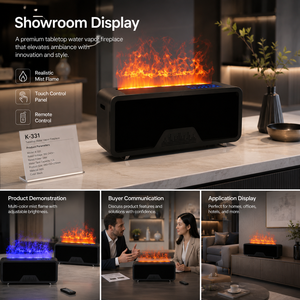 <span class=keywords><strong>Chimenea</strong></span> Eléctrica Inteligente 3D con Vapor de Agua, <span class=keywords><strong>Chimenea</strong></span> <span class=keywords><strong>Decorativa</strong></span> Interior con Efecto de Llama <span class=keywords><strong>LED</strong></span> para el Hogar, Sala de Estar, Hotel - Product Image 6