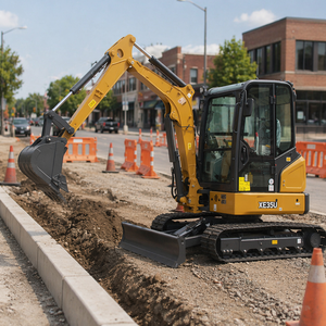 <span class=keywords><strong>Mini</strong></span>-excavatrice à chenilles haute performance de 3,5 tonnes pour travaux agricoles, aménagement paysager, travaux municipaux et construction en espaces restreints - Product Image 2