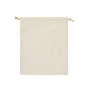 YONICO Recyclable Organic Small Canvas Rope Handle <b>Drawstring</b> <b>Bags</b> with Shoulder Strap 4x6 Inch for Food & Seed Storage - Product Image 3