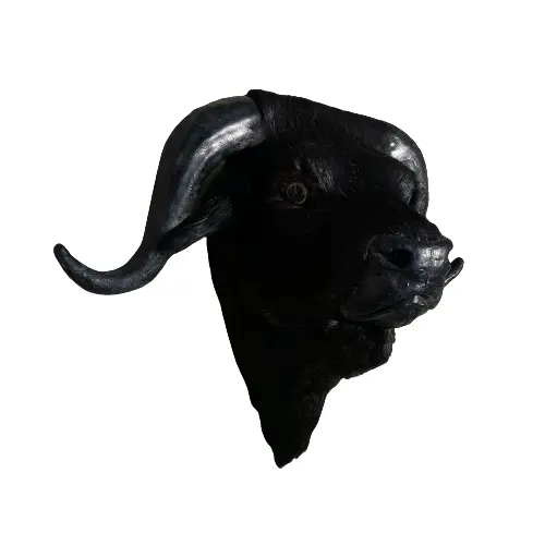 Simulated animal head mold creative artificial plush animal home decoration bull head wall hanging decoration hotel store