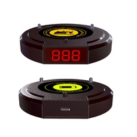 Système d'Appel Paging à 25 Bipeurs Coaster + 1 Clavier, Système de Paging pour Files d'Attente et Service